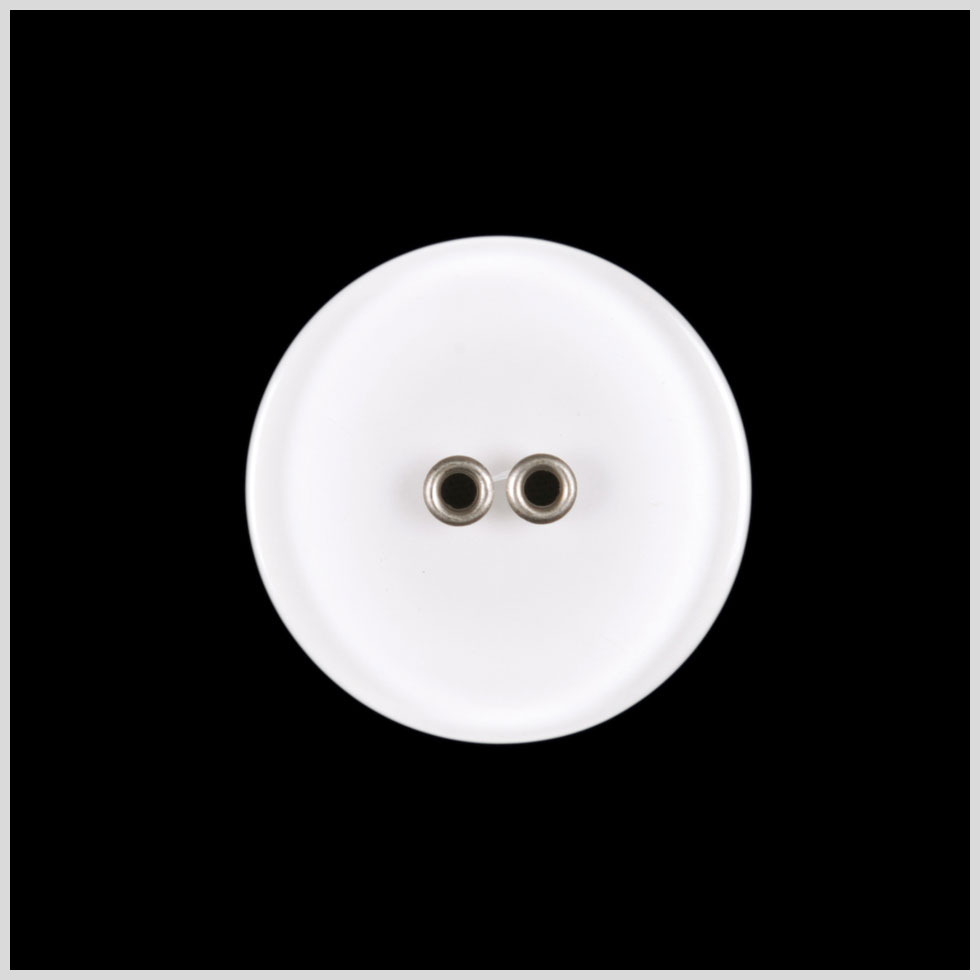 White Plastic Button - 28L/18mm White Plastic Button - 28L/18mm