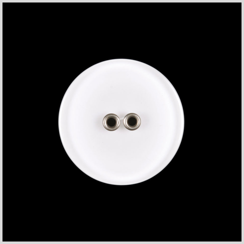 White Plastic Button - 36L/23mm White Plastic Button - 36L/23mm