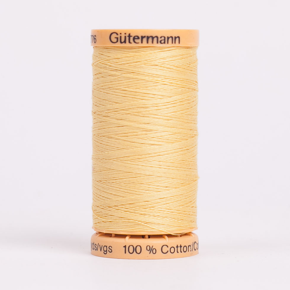 Gutermann Natural Cotton Thread 250m - 1600 Yellow Gutermann Natural Cotton Thread 250m - 1600 Yellow