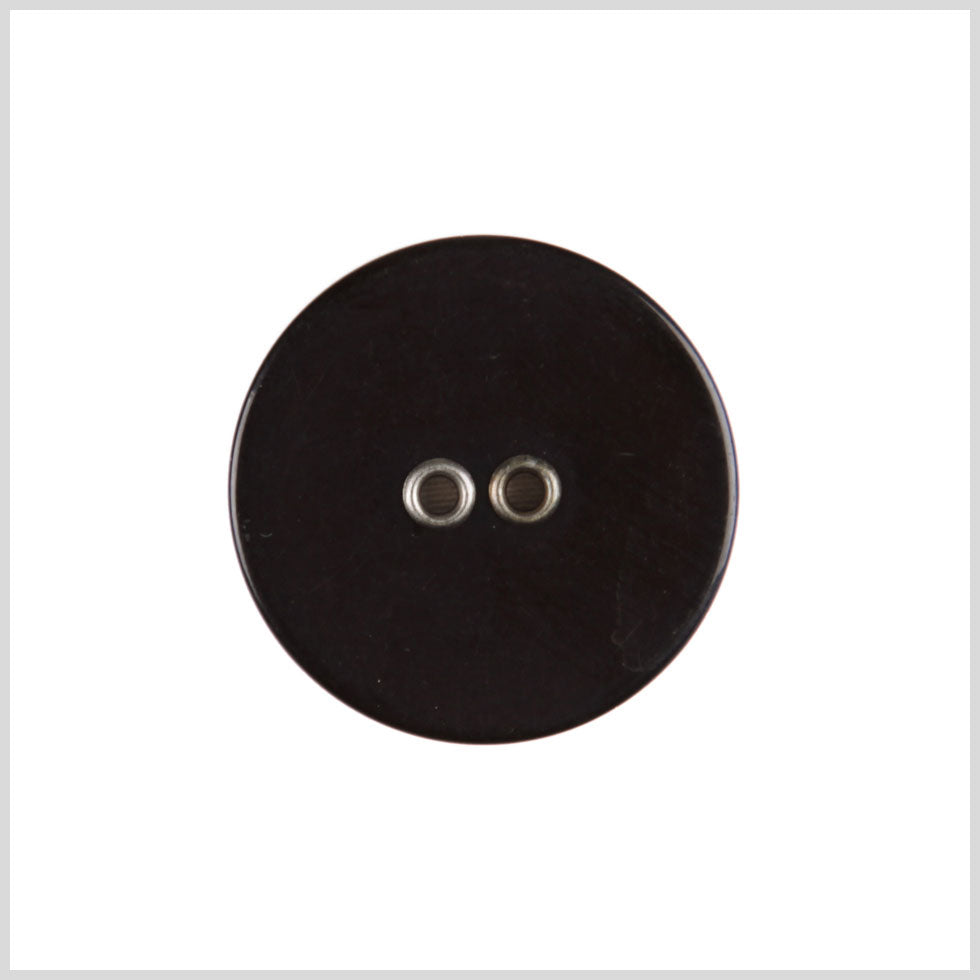 Black Plastic Plastic Button - 44L/28mm Black Plastic Plastic Button - 44L/28mm