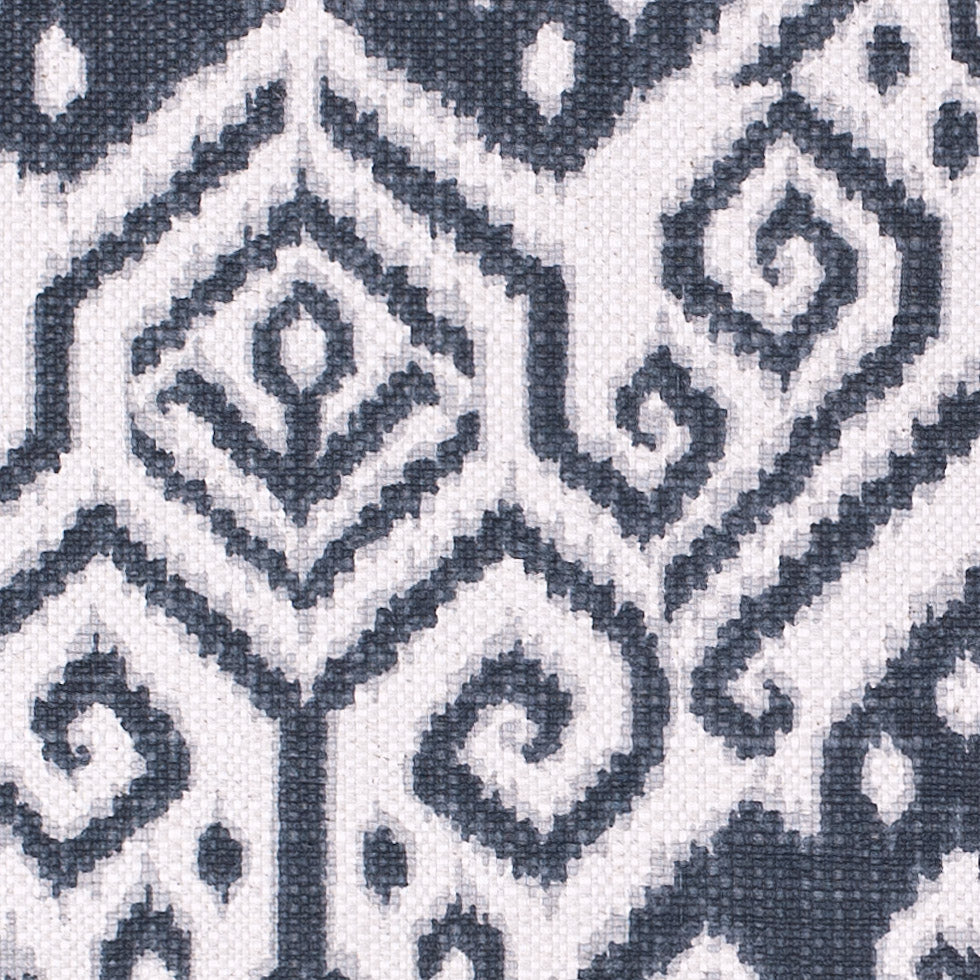 Gray Ikat Cotton-Blend Woven - Detail Gray Ikat Cotton-Blend Woven - Detail