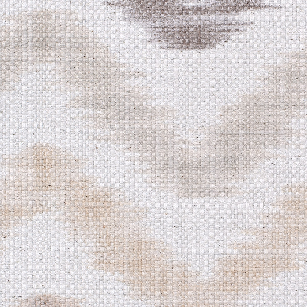Beige Zig Zag Ikat Cotton-Blend - Detail Beige Zig Zag Ikat Cotton-Blend - Detail