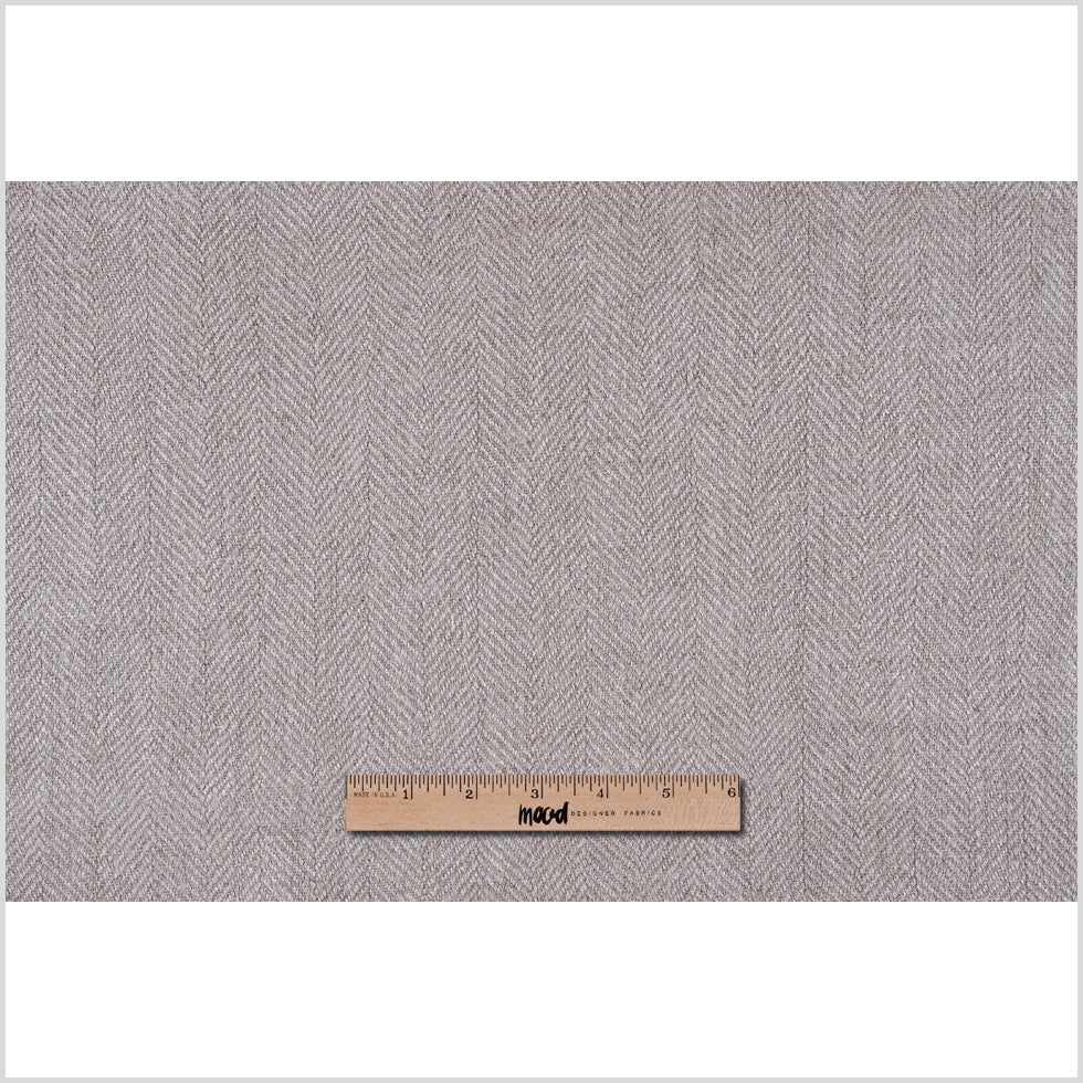 Rope Natural Herringbone Weave Linen - Full Rope Natural Herringbone Weave Linen - Full