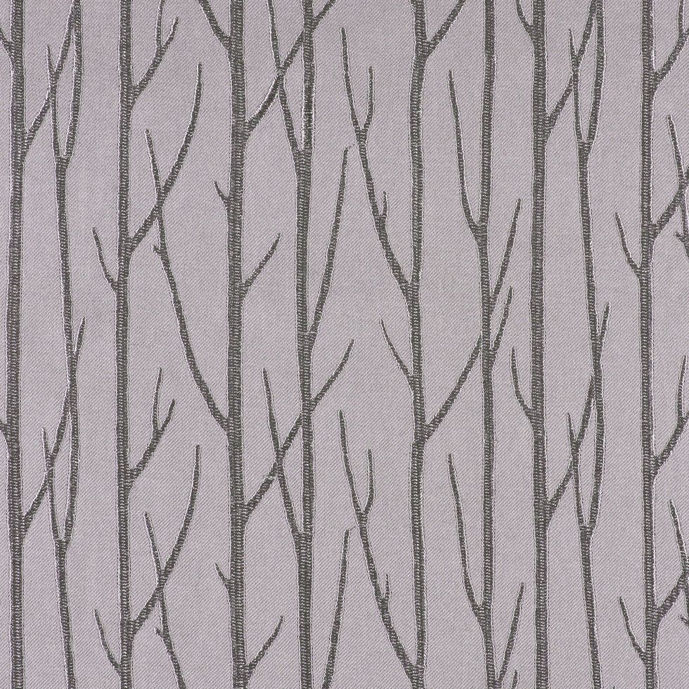 Silver Embroidered Trees "Menswear" Poly Silver Embroidered Trees "Menswear" Poly