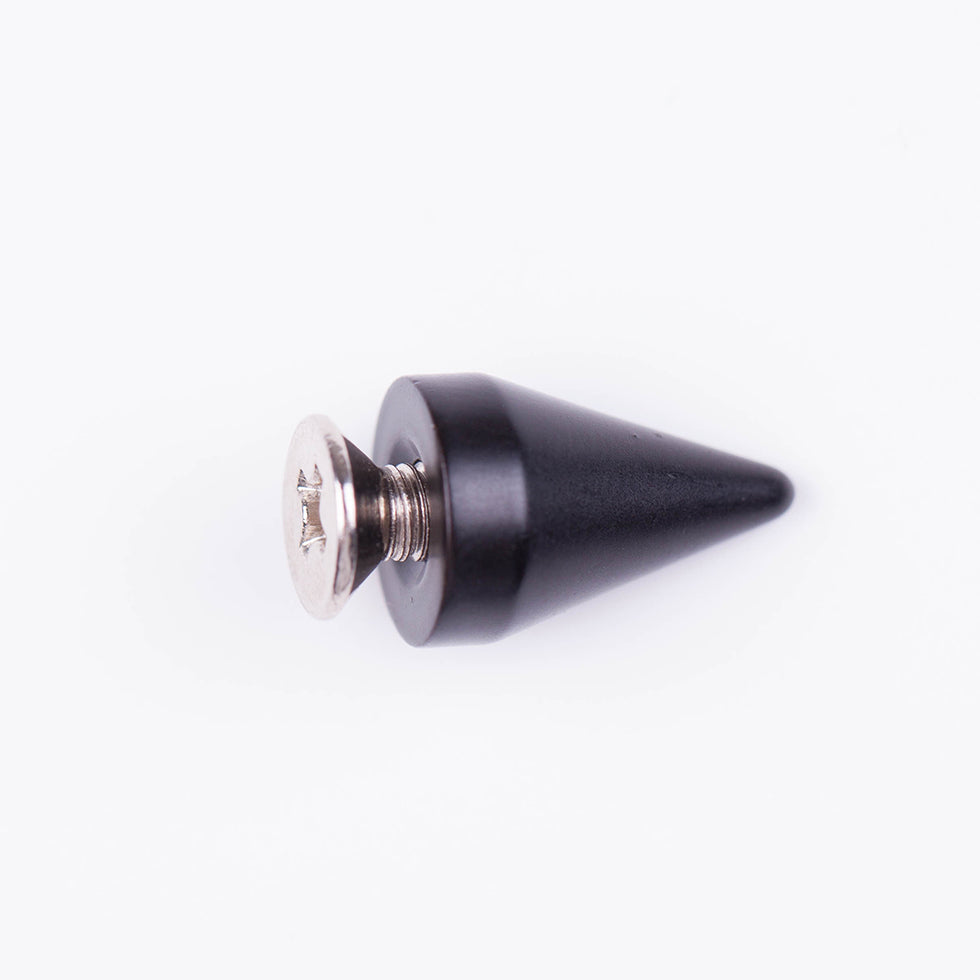 0.625 Black Nickel Spike Stud 0.625 Black Nickel Spike Stud