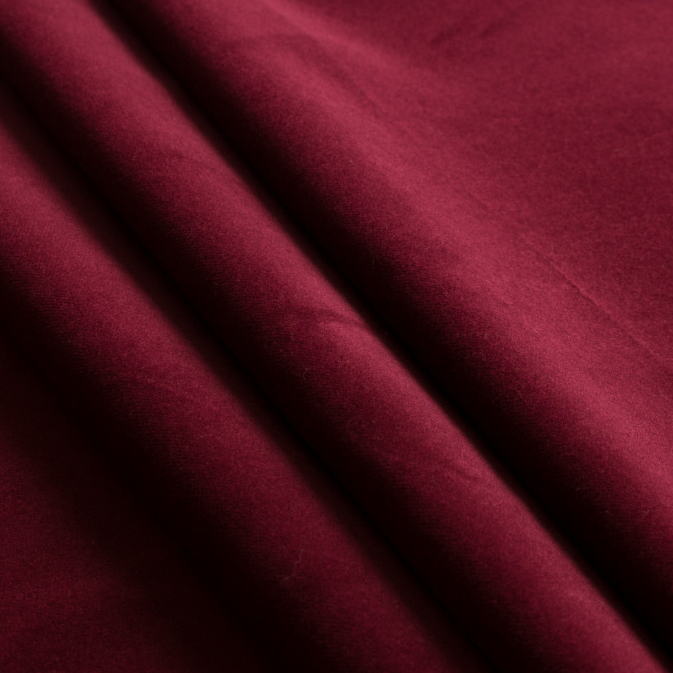 Ruby Cotton Velvet Folded Ruby Cotton Velvet Folded