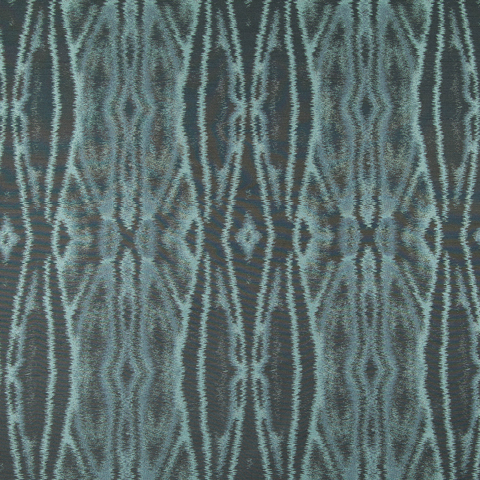 Pearl Blue and Gray Double-Wide Moire Pearl Blue and Gray Double-Wide Moire