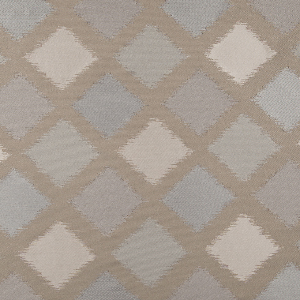 Beige and Silver Double-Wide Diamond Woven Beige and Silver Double-Wide Diamond Woven