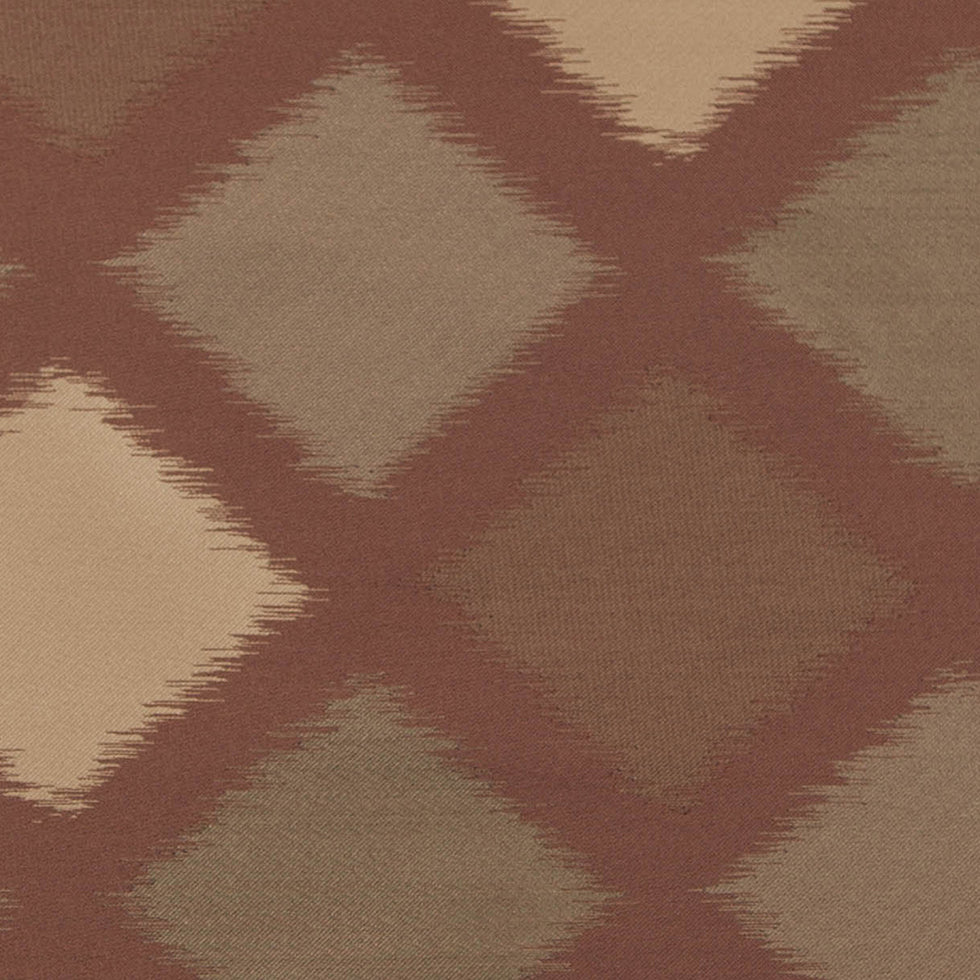 Tan and Red Double-Wide Diamond Woven Detail Tan and Red Double-Wide Diamond Woven Detail
