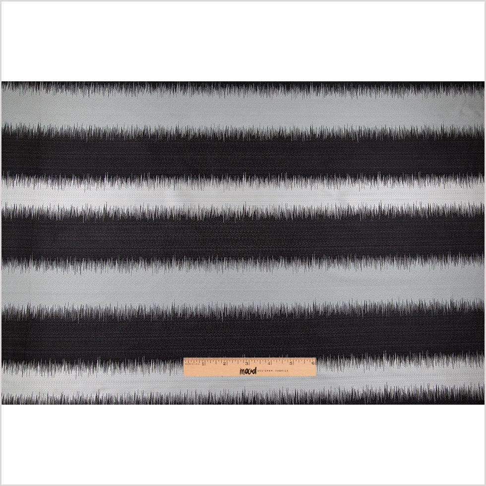 Silver and Gray Double-Wide Poly Stripes - Full Silver and Gray Double-Wide Poly Stripes - Full