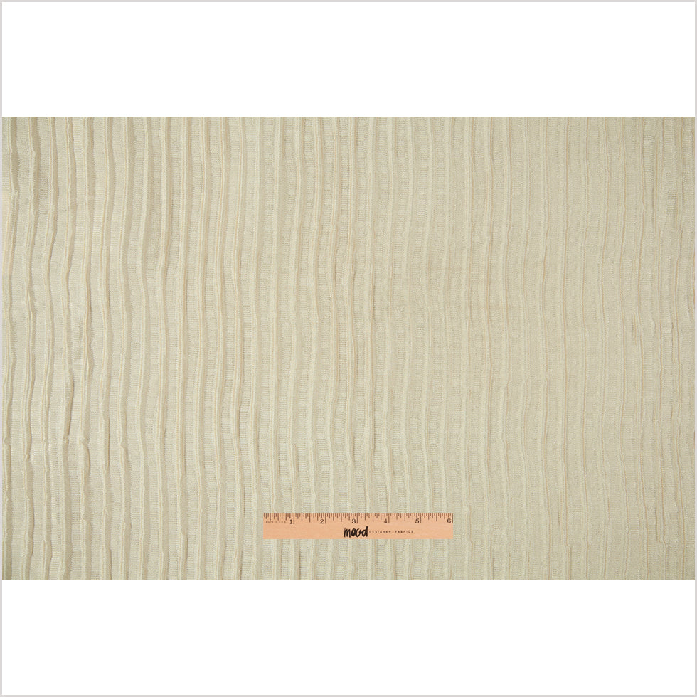 Ecru Bumpy Poly Sheer - Full Ecru Bumpy Poly Sheer - Full