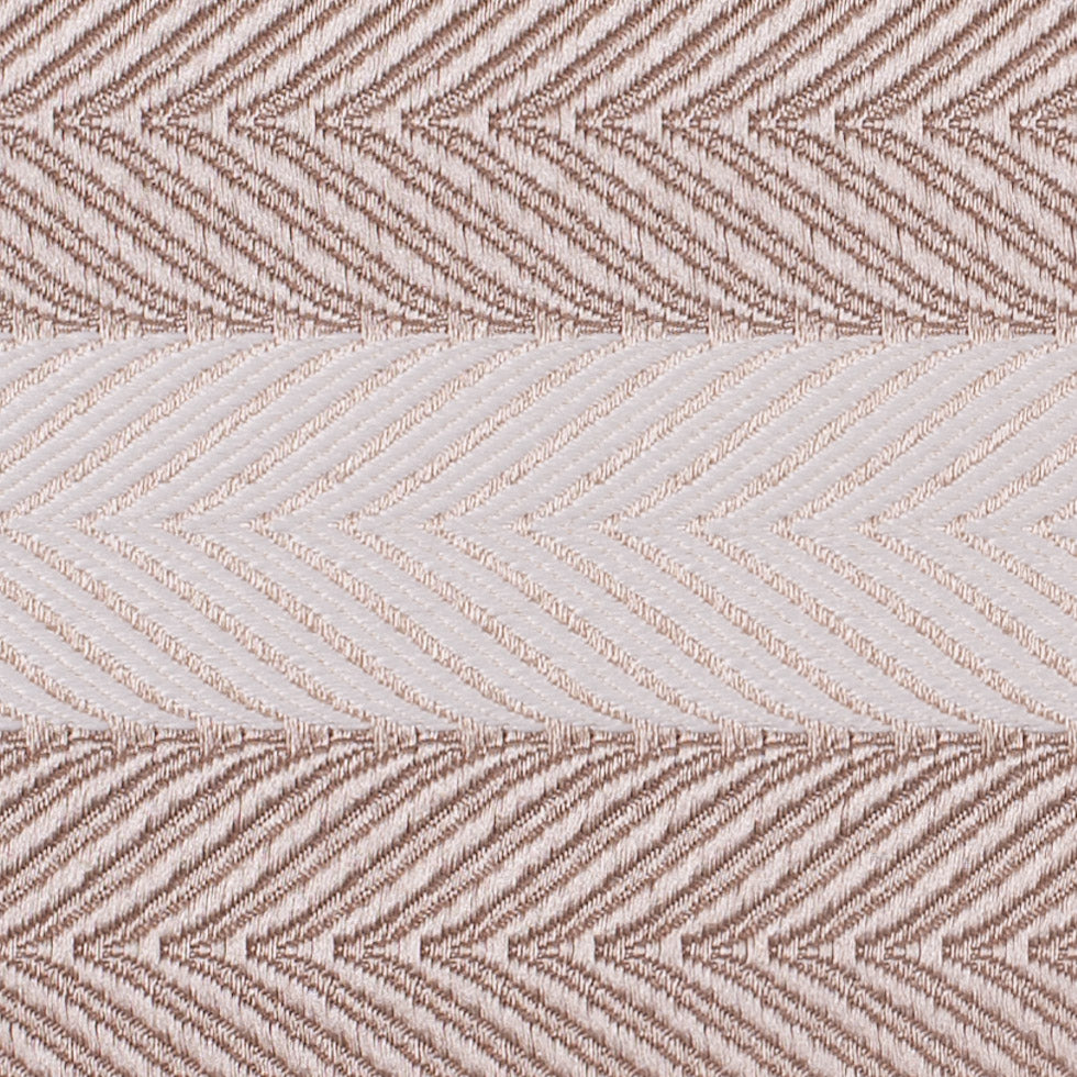 Tan Herringbone Stripes Poly Brocade Detail Tan Herringbone Stripes Poly Brocade Detail