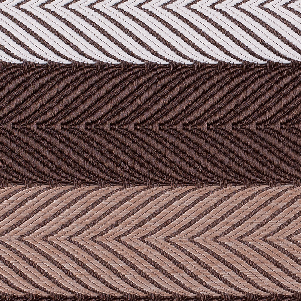 Brown Herringbone Stripes Poly Brocade Detail Brown Herringbone Stripes Poly Brocade Detail