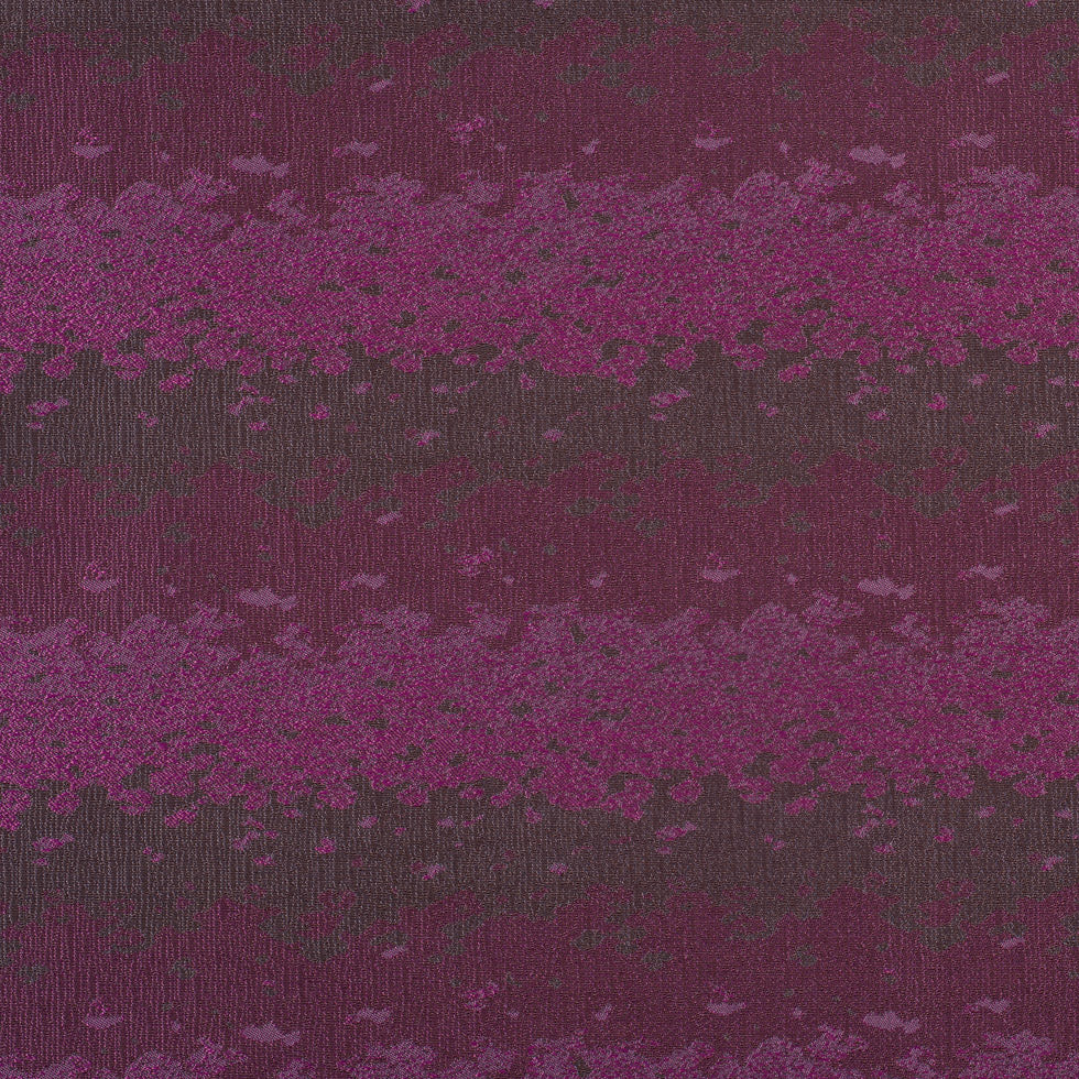 Organic Ripples Brown and Fuchsia Poly Brocade Organic Ripples Brown and Fuchsia Poly Brocade