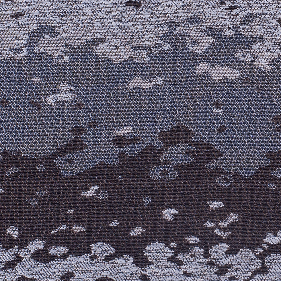 Organic Ripples Brown and Gray Poly Brocade - Detail Organic Ripples Brown and Gray Poly Brocade - Detail