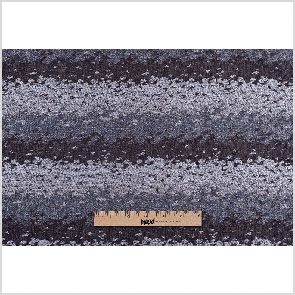 Organic Ripples Brown and Gray Poly Brocade - Full Organic Ripples Brown and Gray Poly Brocade - Full
