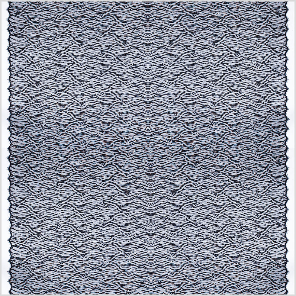 Black Scallop Edge Beaded and Sequined Lace - Folded Black Scallop Edge Beaded and Sequined Lace - Folded