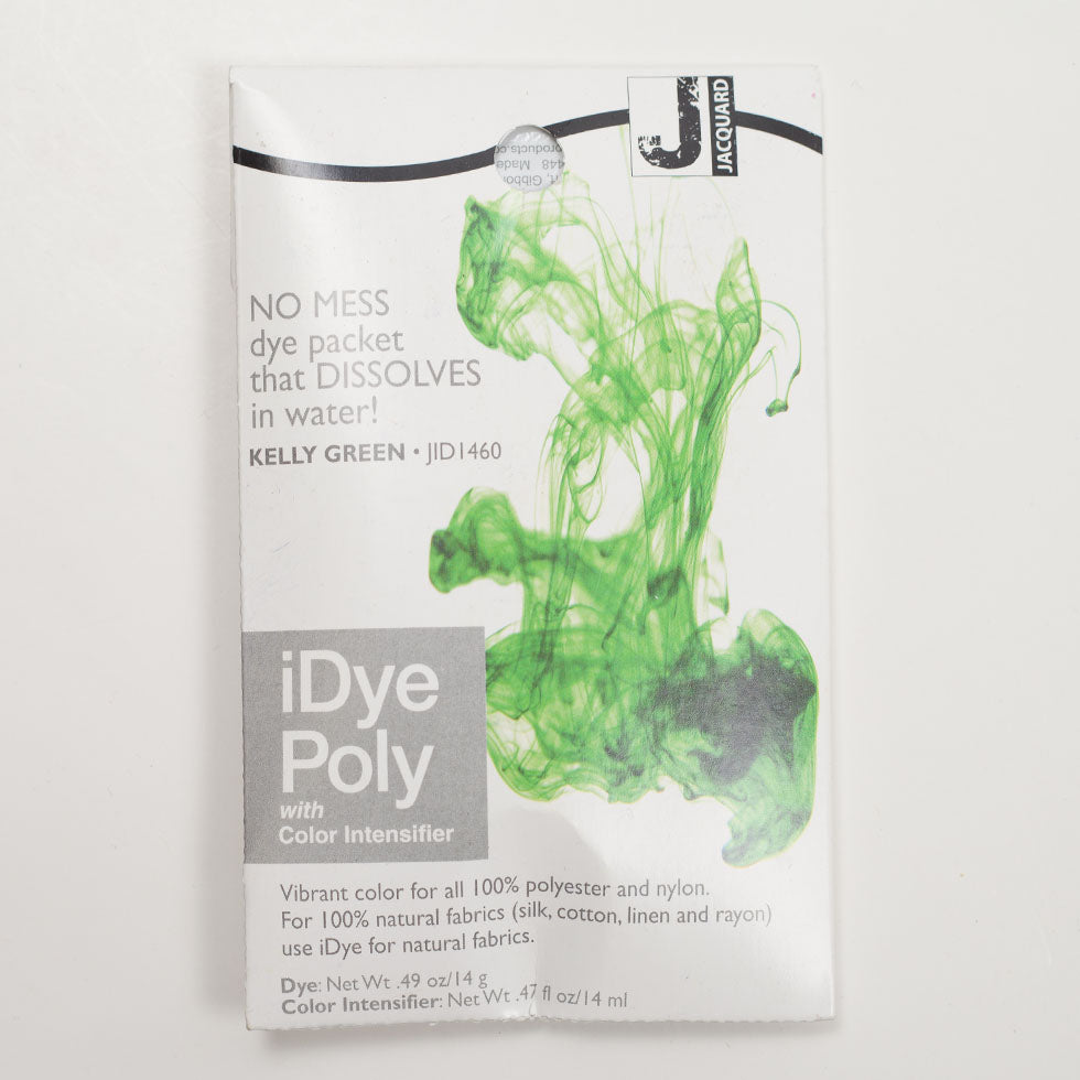Jacquard iDye Poly Synthetic Fabric Dye - 460 Kelly Green Jacquard iDye Poly Synthetic Fabric Dye - 460 Kelly Green