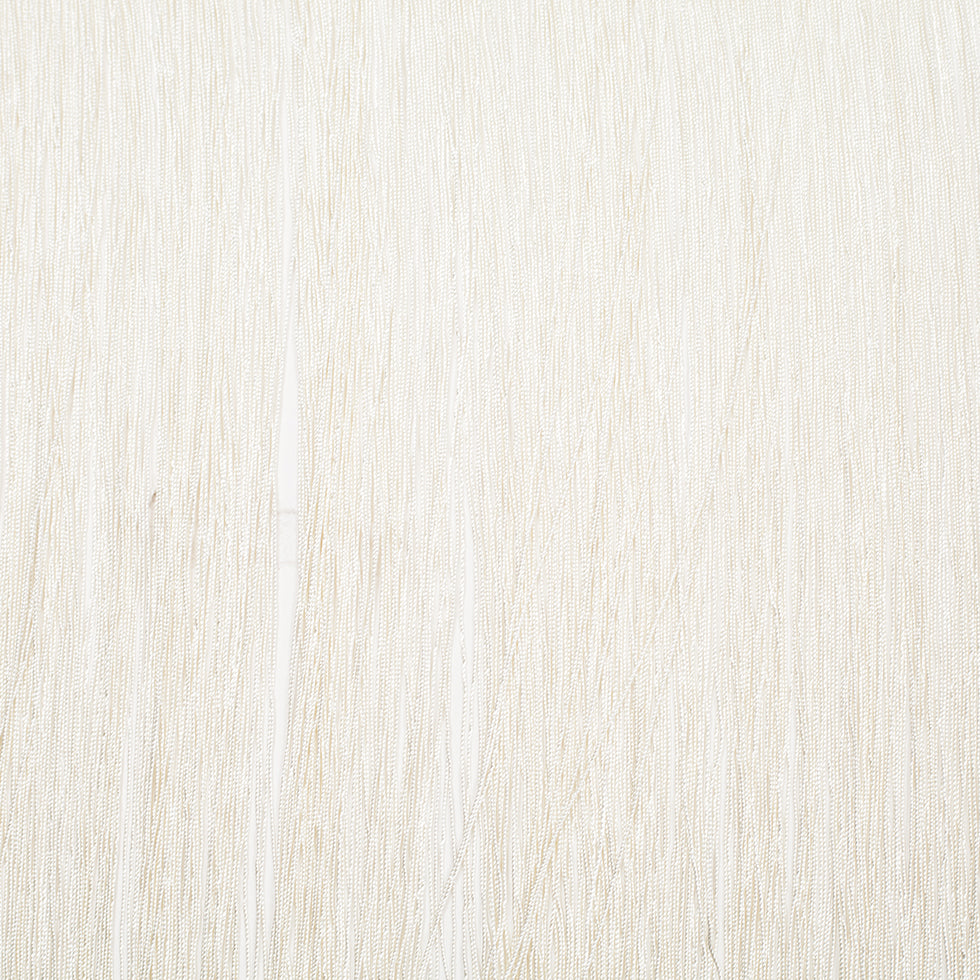 24 European Ecru Chainette Fringe Trim - Folded 24 European Ecru Chainette Fringe Trim - Folded