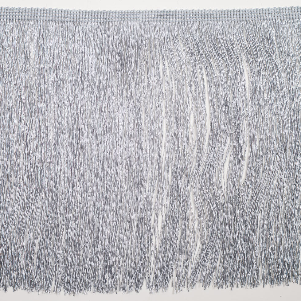 8 European Silver Chainette Fringe Trim 8 European Silver Chainette Fringe Trim