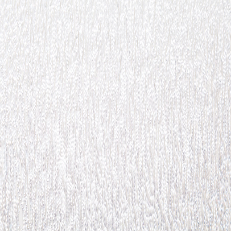 16 European White Chainette Fringe Trim - Folded 16 European White Chainette Fringe Trim - Folded