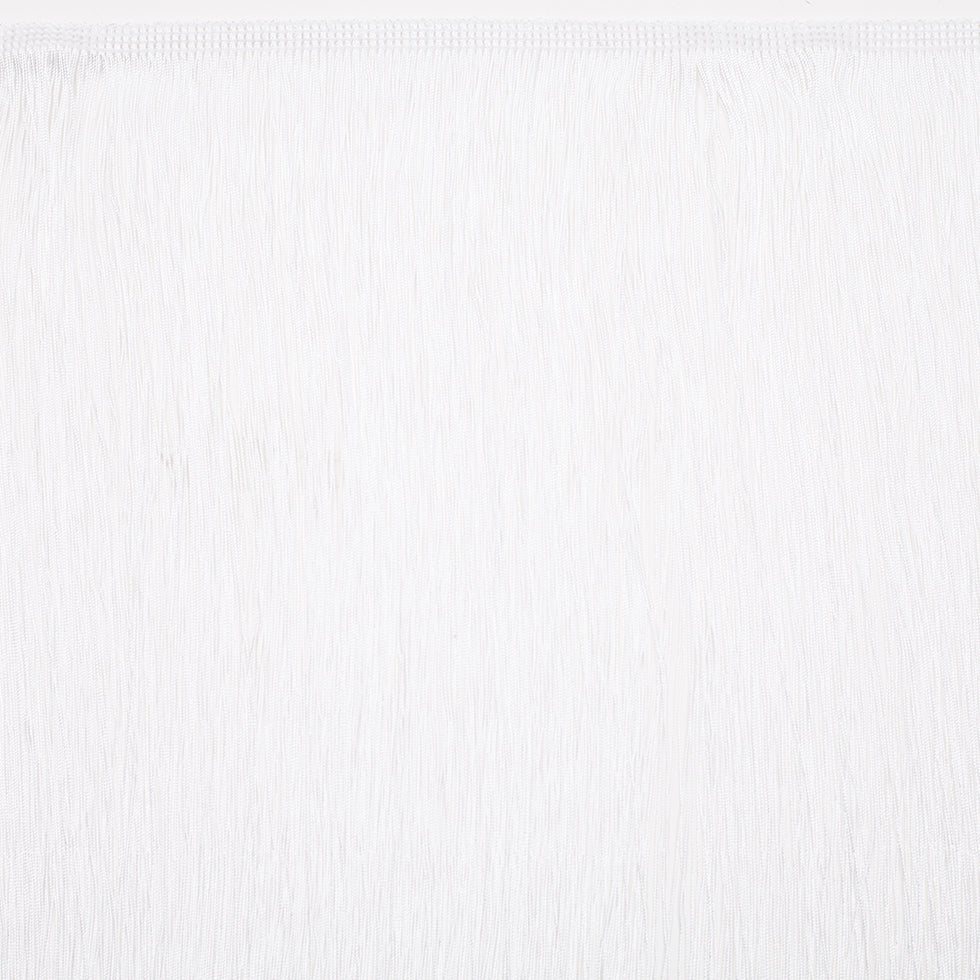 16 European White Chainette Fringe Trim 16 European White Chainette Fringe Trim