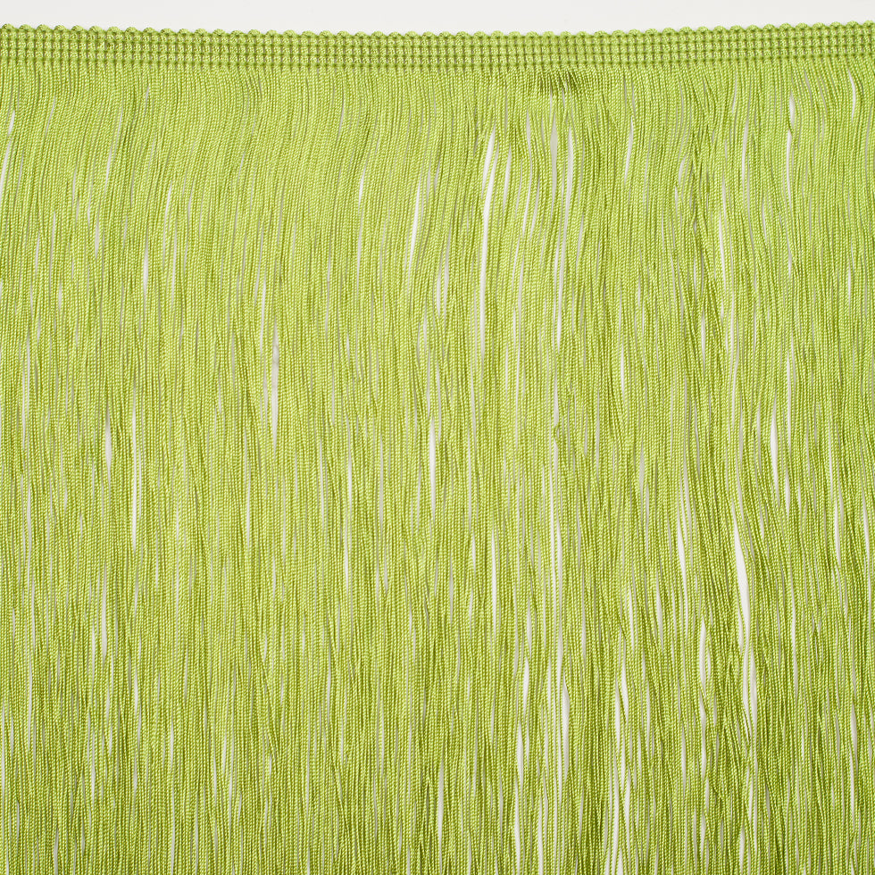 16" European Lime Green Chainette Fringe Trim 16" European Lime Green Chainette Fringe Trim