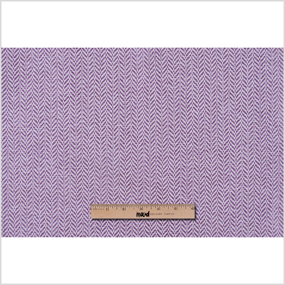 Lavender/White Heavyweight Herringbone Tweed Full Lavender/White Heavyweight Herringbone Tweed Full