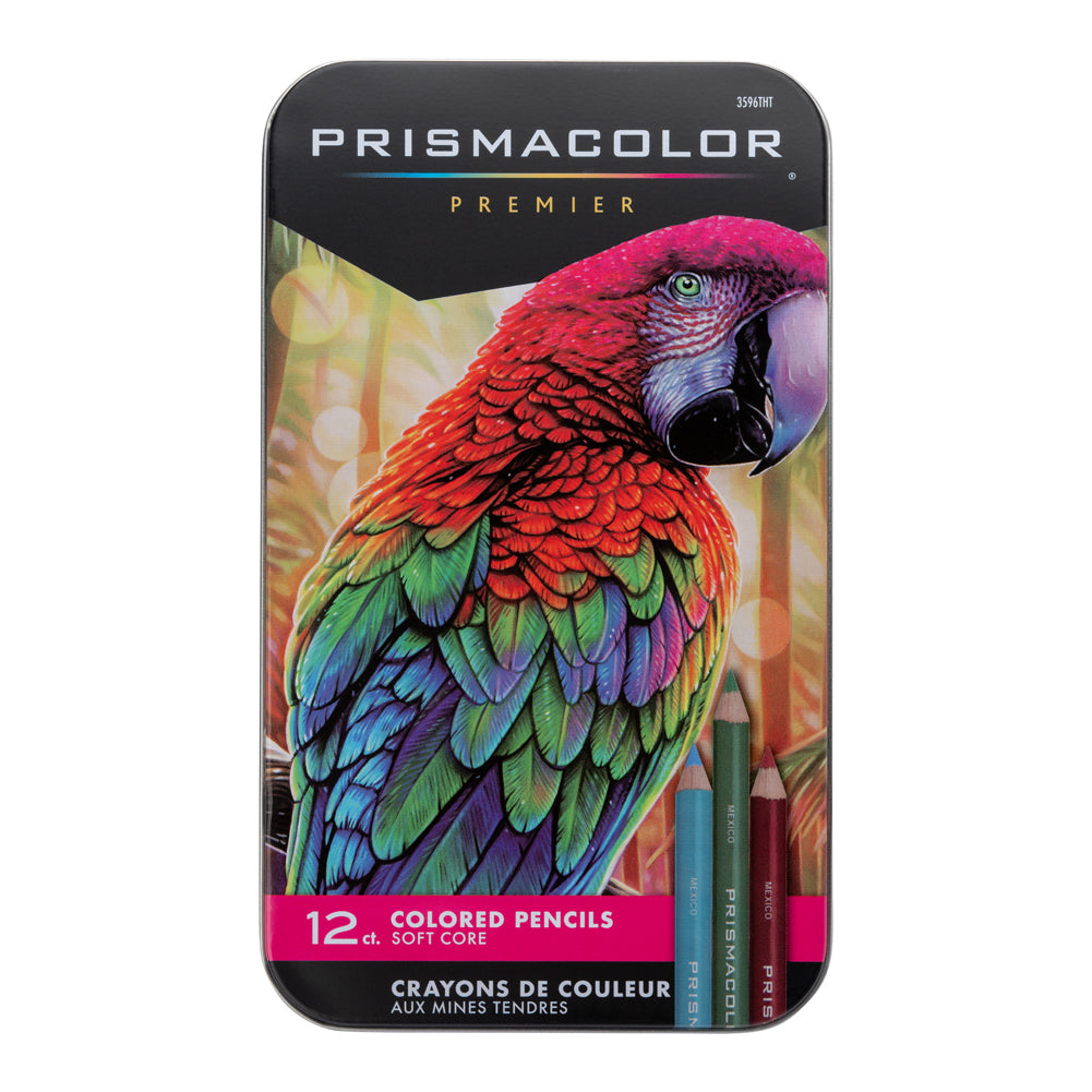 Prismacolor Premier Colored Pencil Set with Tin - 12 Assorted Colors Prismacolor Premier Colored Pencil Set with Tin - 12 Assorted Colors