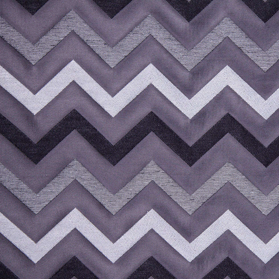 Gray/Black Bold Chevron Jacquard Gray/Black Bold Chevron Jacquard