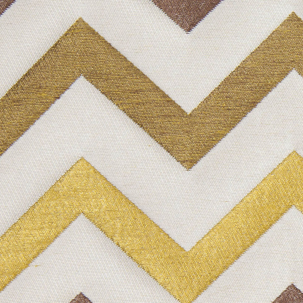 Chartreuse/Brown Bold Chevron Jacquard Detail Chartreuse/Brown Bold Chevron Jacquard Detail