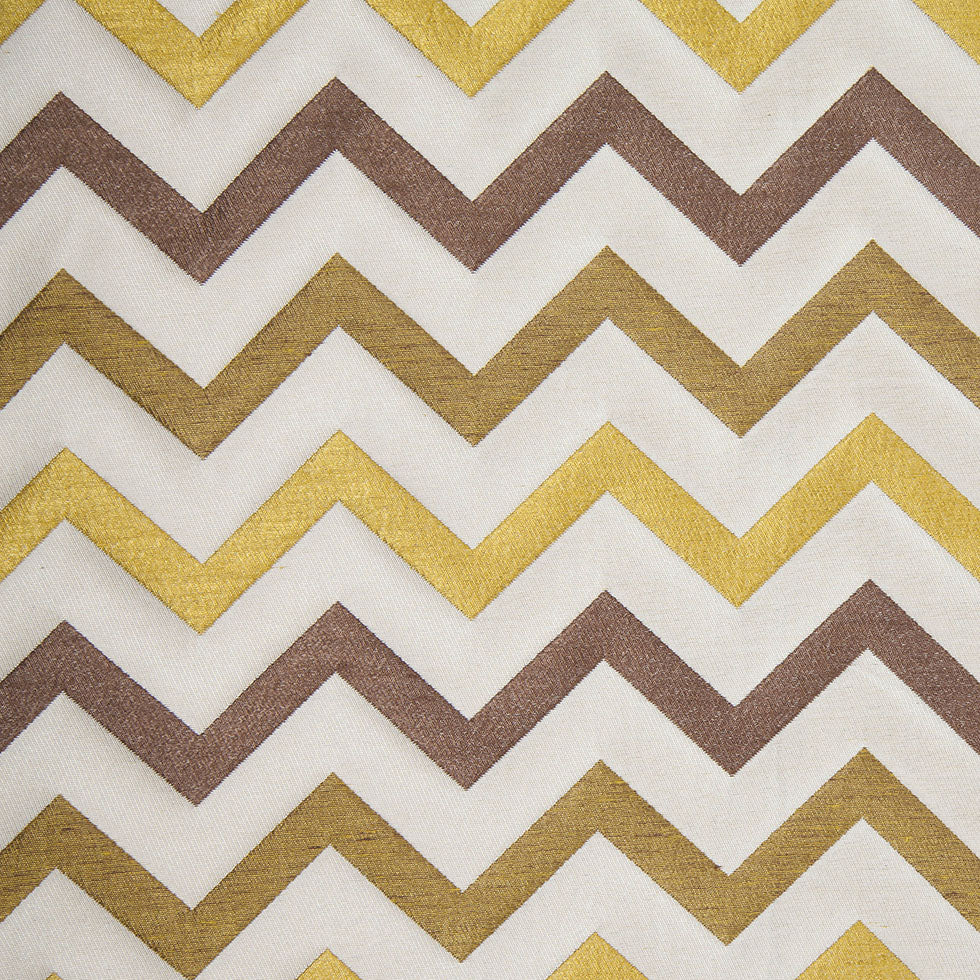 Chartreuse/Brown Bold Chevron Jacquard Chartreuse/Brown Bold Chevron Jacquard