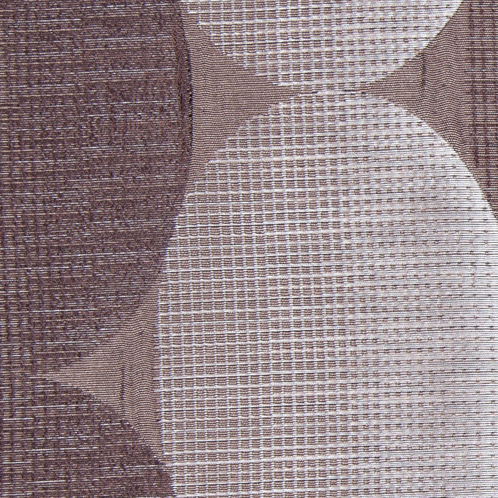 Taupe Rows of Ovals Textured Jacquard - Detail Taupe Rows of Ovals Textured Jacquard - Detail