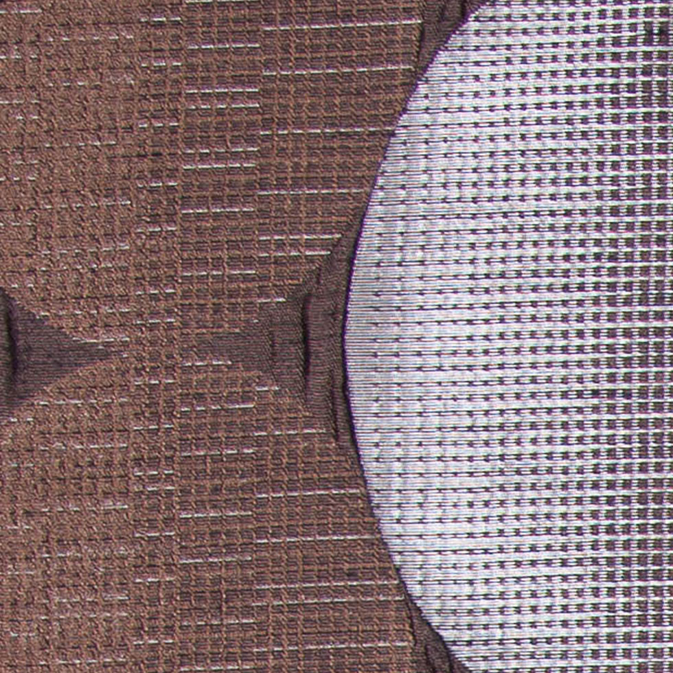 Espresso Rows of Ovals Textured Jacquard Detail Espresso Rows of Ovals Textured Jacquard Detail