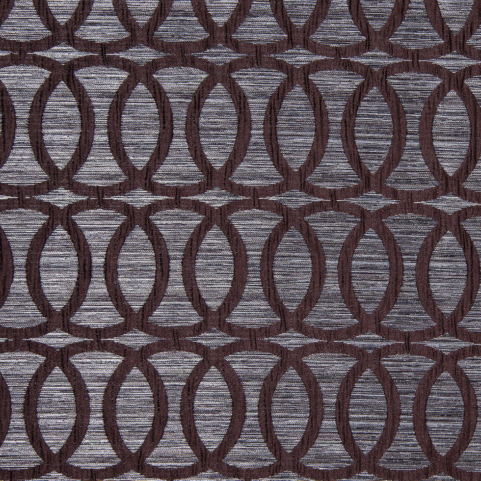 Brown Entwined Circles Brocade Brown Entwined Circles Brocade