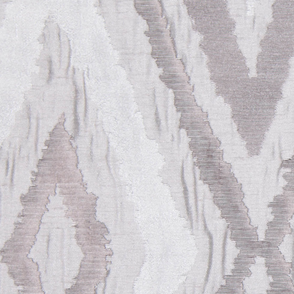 Pale Taupe/Silver Dramatic Diamonds Brocade - Detail Pale Taupe/Silver Dramatic Diamonds Brocade - Detail