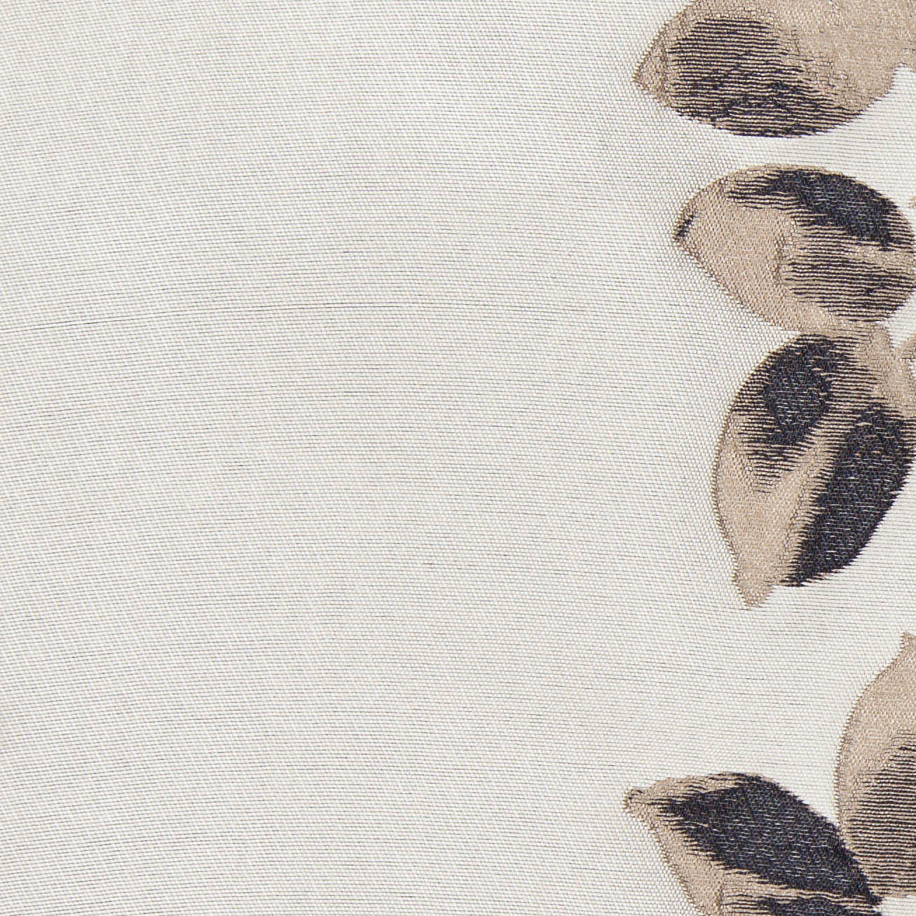 Black and Beige Columns of Leaves Brocade Detail Black and Beige Columns of Leaves Brocade Detail