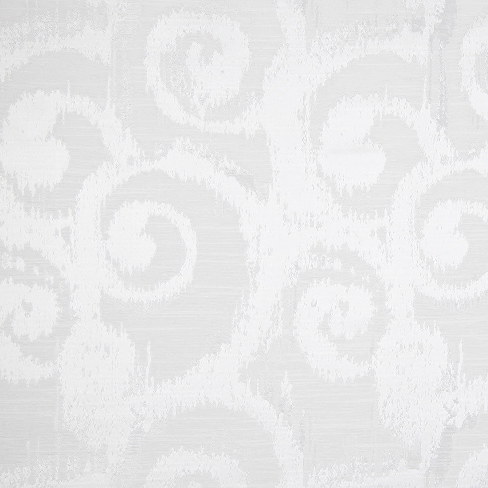 White Bold Swirls Jacquard White Bold Swirls Jacquard