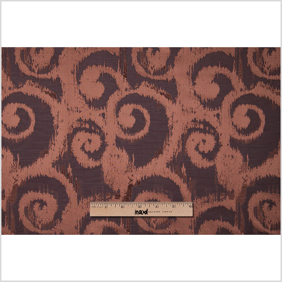 Chocolate Bold Swirls Jacquard - Full Chocolate Bold Swirls Jacquard - Full