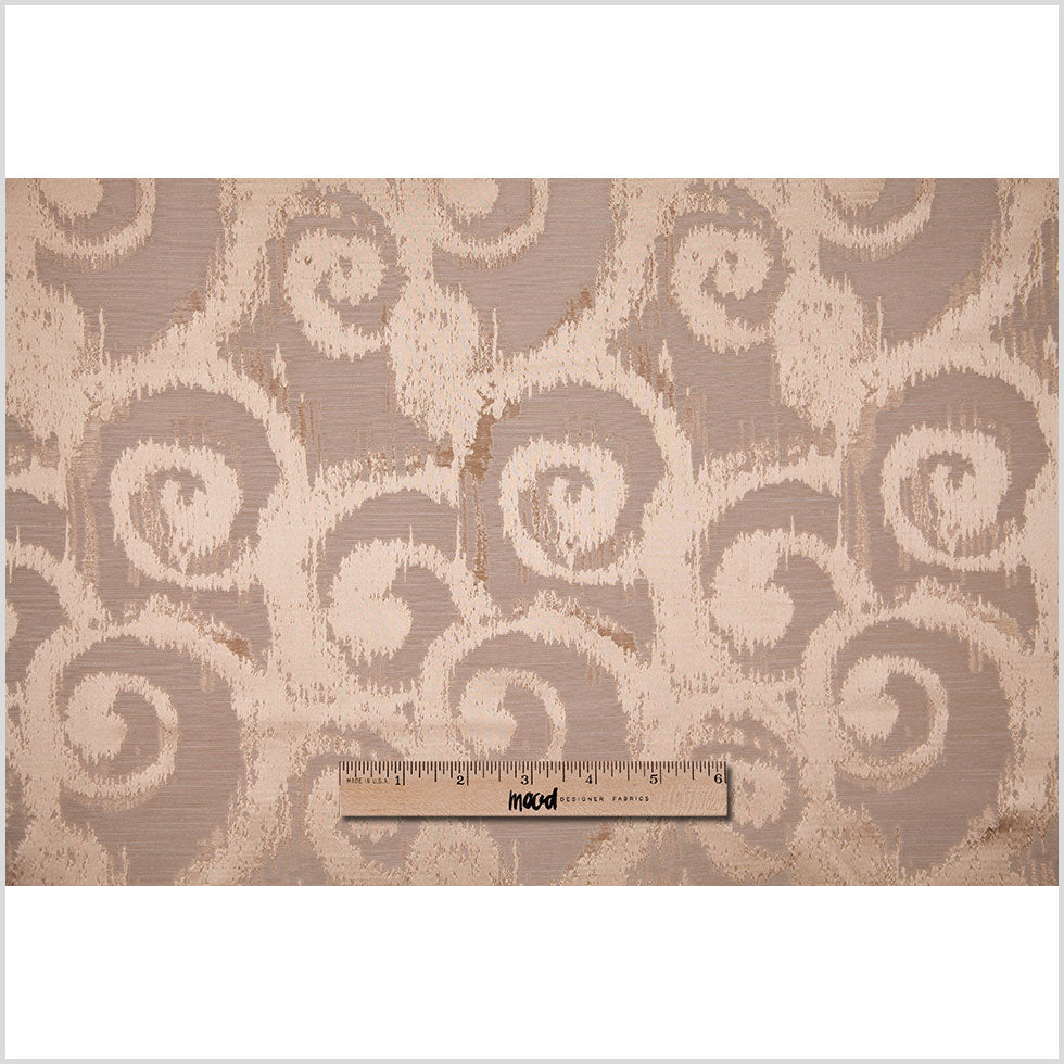 Soft Gold Bold Swirls Jacquard - Full Soft Gold Bold Swirls Jacquard - Full
