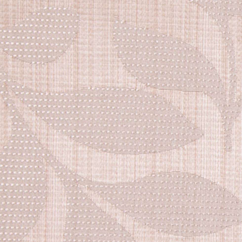Peach Satiny Woven Leaves Jacquard Detail Peach Satiny Woven Leaves Jacquard Detail
