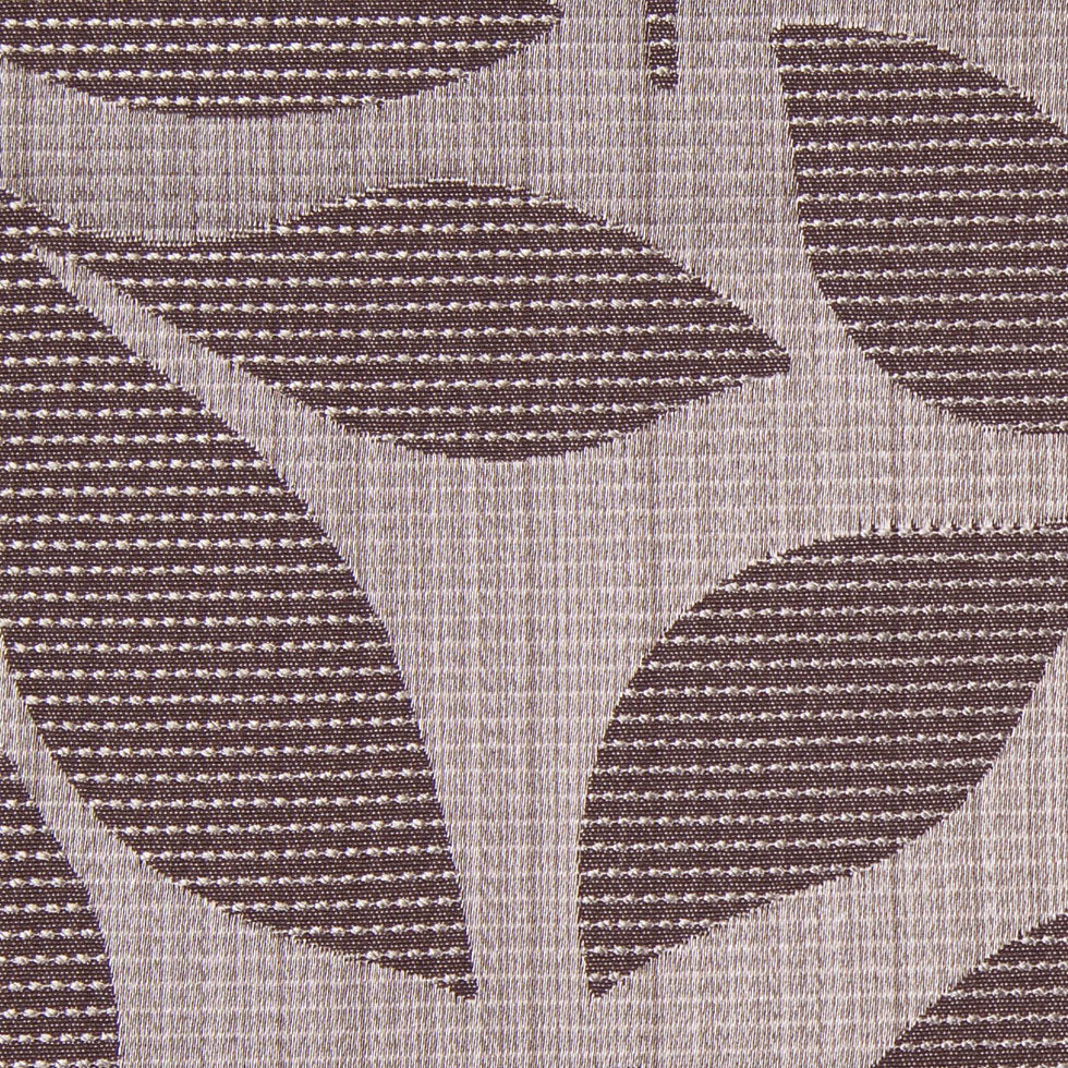 Brown Sand Satiny Woven Leaves Jacquard - Detail Brown Sand Satiny Woven Leaves Jacquard - Detail