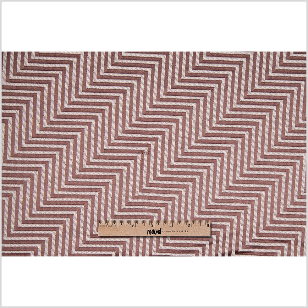 Brown Diagonal Herringbone Jacquard - Full Brown Diagonal Herringbone Jacquard - Full