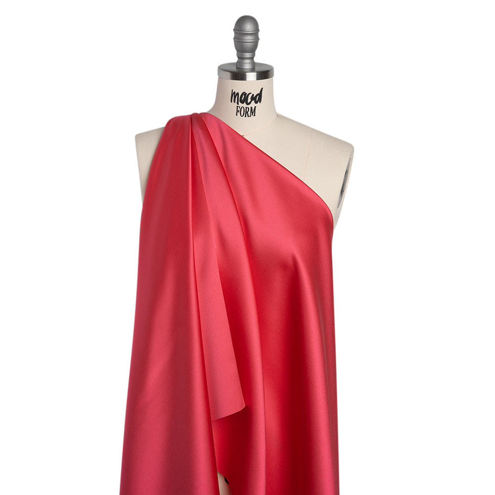 Polyester Satin - Radiant Rouge - Reverie Collection Polyester Satin - Radiant Rouge - Reverie Collection