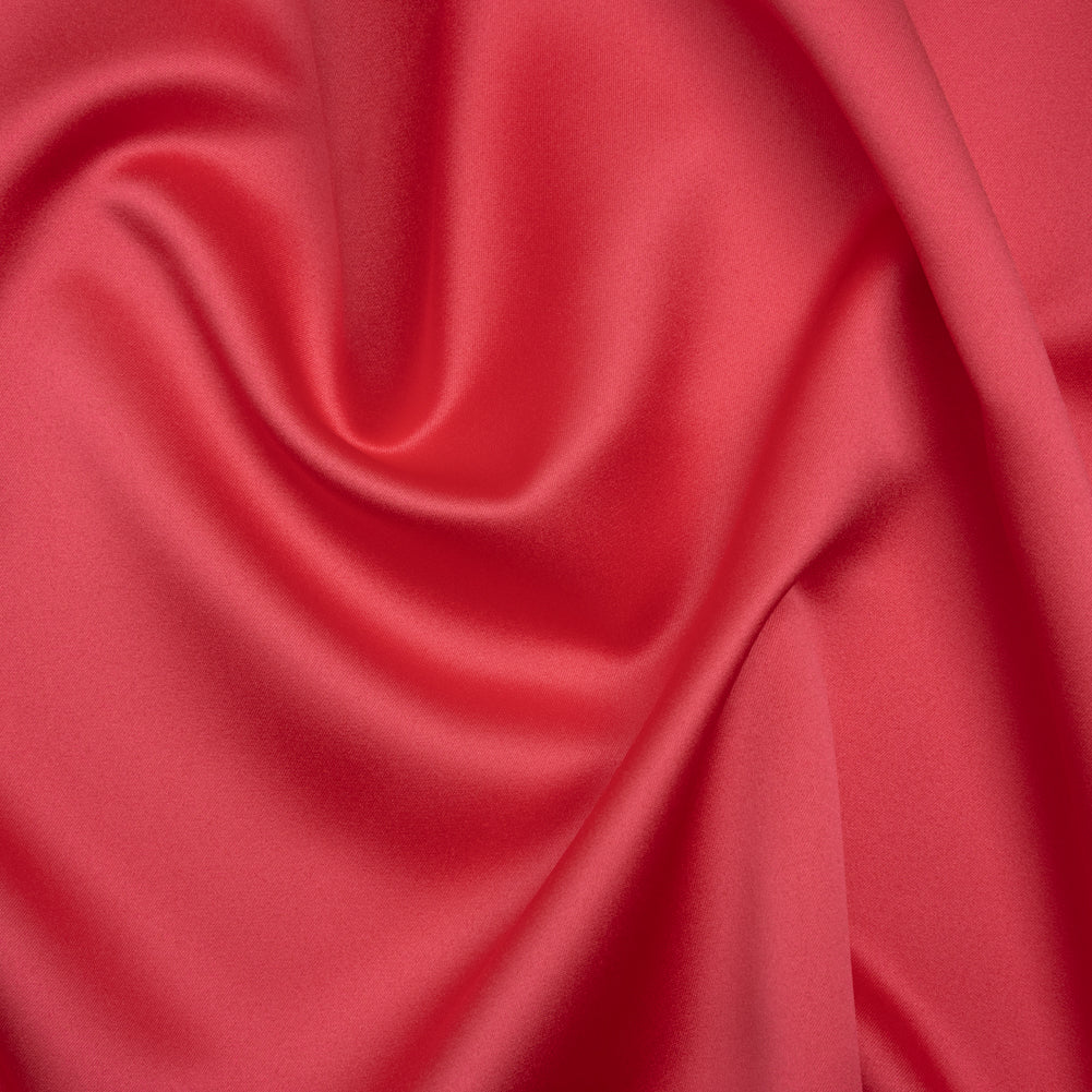 Polyester Satin - Radiant Rouge - Reverie Collection Polyester Satin - Radiant Rouge - Reverie Collection