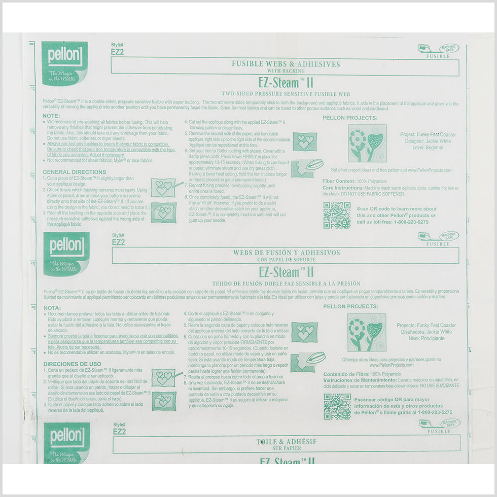 Pellon Two-Sided Fusible Web w/ Paper Backing