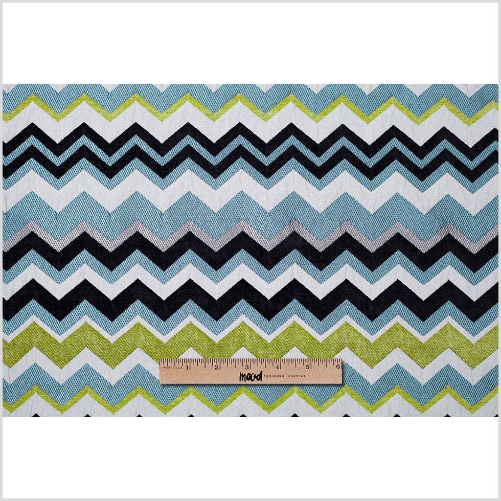 Spearmint Bold Colors Chevron Chenille - Full Spearmint Bold Colors Chevron Chenille - Full