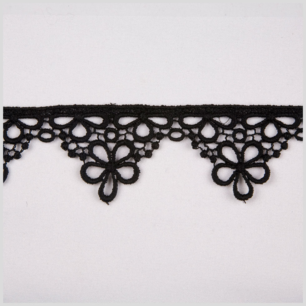 2 Black Venise Lace 2 Black Venise Lace
