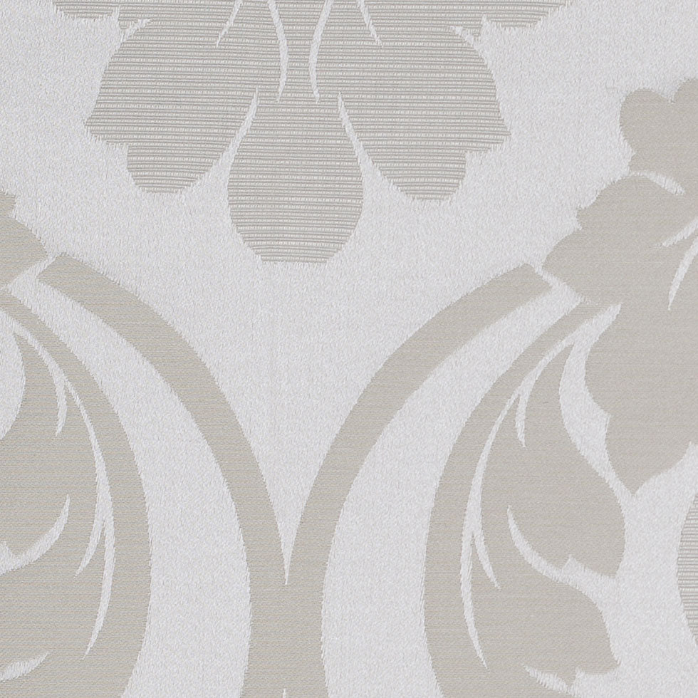 Pale Gold Floral Damask-Pattern Satin Jacquard - Detail Pale Gold Floral Damask-Pattern Satin Jacquard - Detail