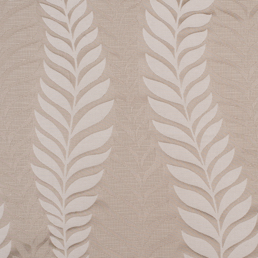 Taupe Tone-on-Tone Leaves Satin Jacquard Taupe Tone-on-Tone Leaves Satin Jacquard